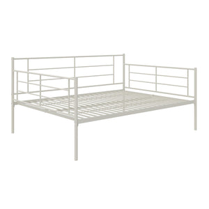 RealRooms Praxis Metal Daybed - White - Full