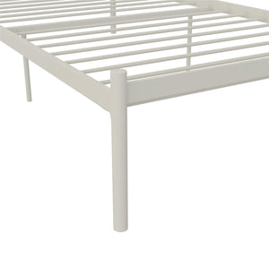 RealRooms Praxis Metal Bed - White - Twin
