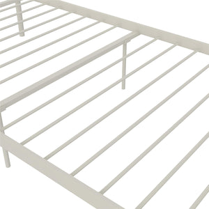 RealRooms Praxis Metal Bed - White - Twin