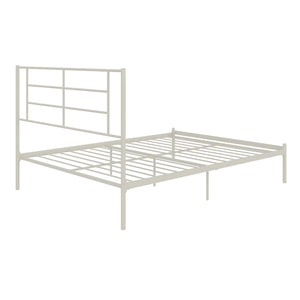 RealRooms Praxis Metal Bed - White - Full