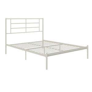 RealRooms Praxis Metal Bed - White - Full