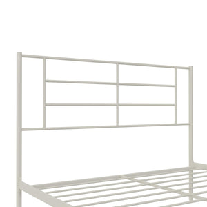 RealRooms Praxis Metal Bed - White - Full