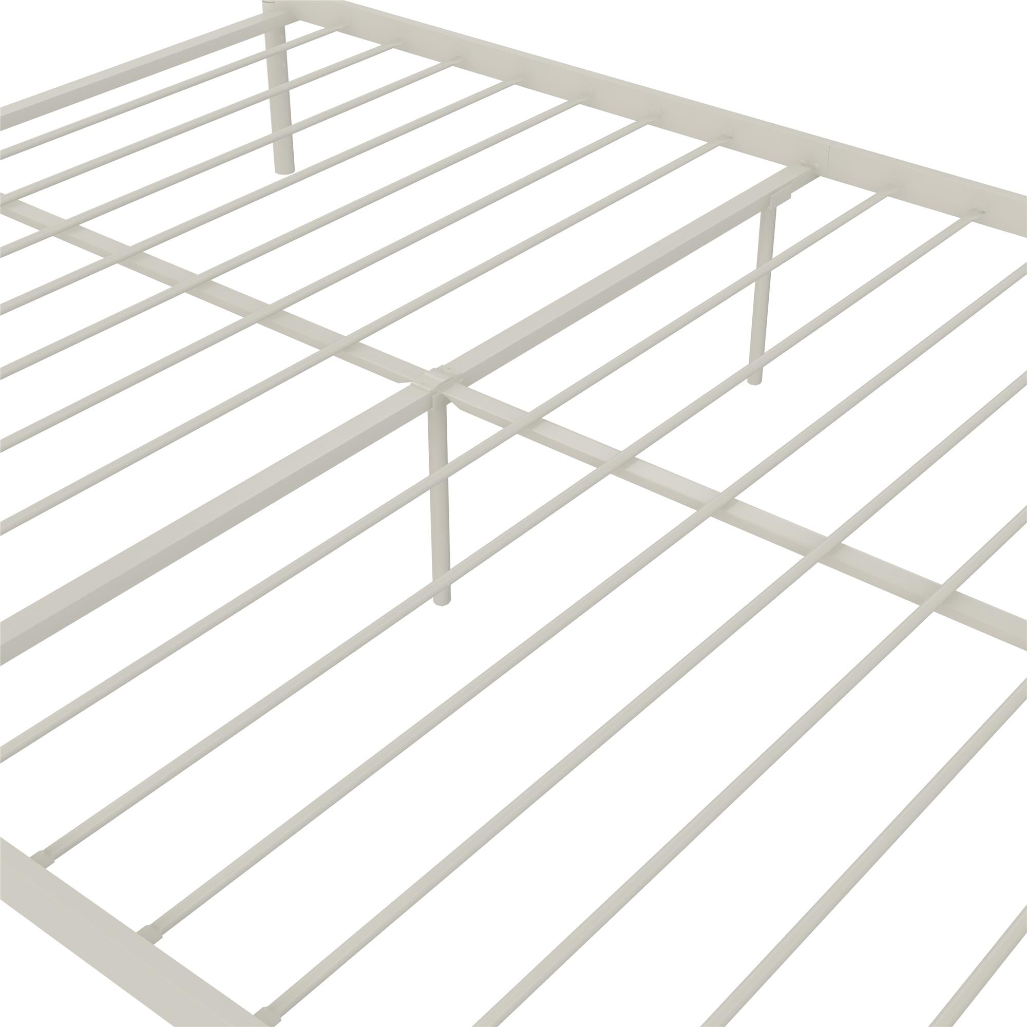 RealRooms Praxis Metal Bed - White - Queen