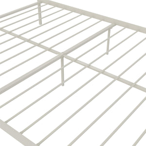 RealRooms Praxis Metal Bed - White - Queen