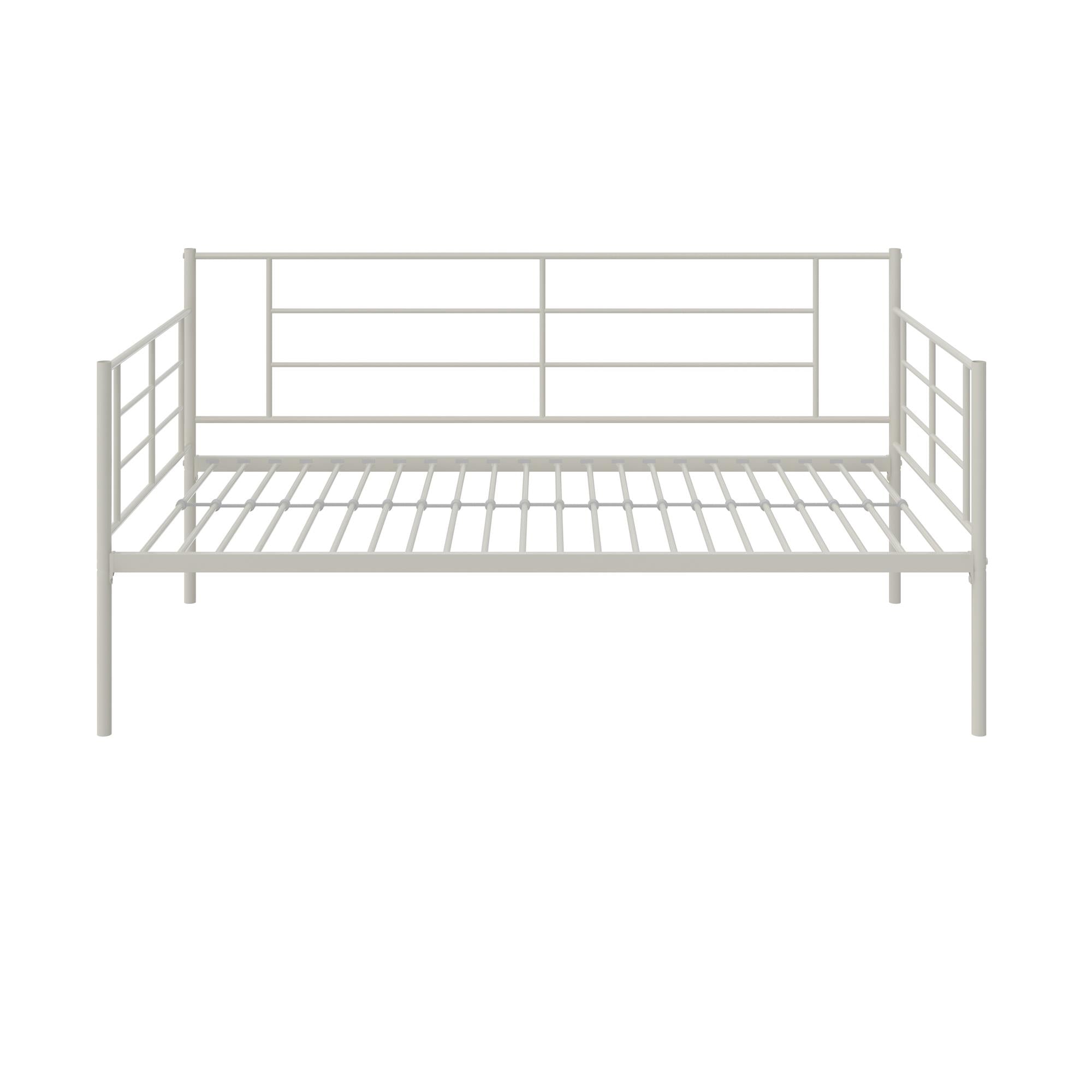 RealRooms Praxis Metal Daybed - White - Twin