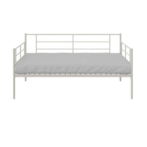 RealRooms Praxis Metal Daybed - White - Twin