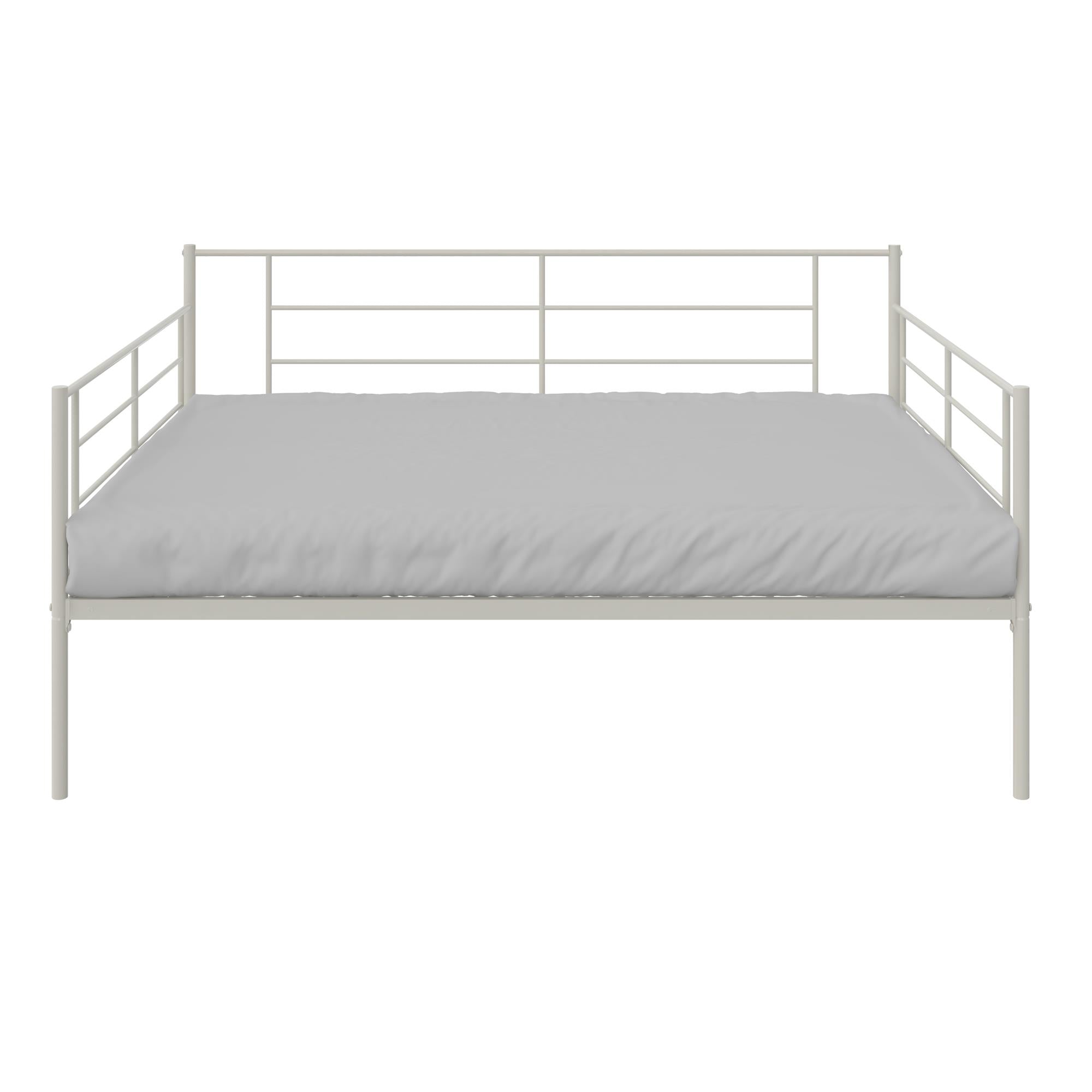 RealRooms Praxis Metal Daybed - White - Full