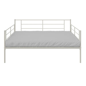 RealRooms Praxis Metal Daybed - White - Full