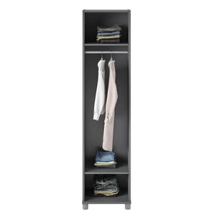Systembuild Evolution Camberly 18" Wide Mudroom Cabinet - Graphite Grey