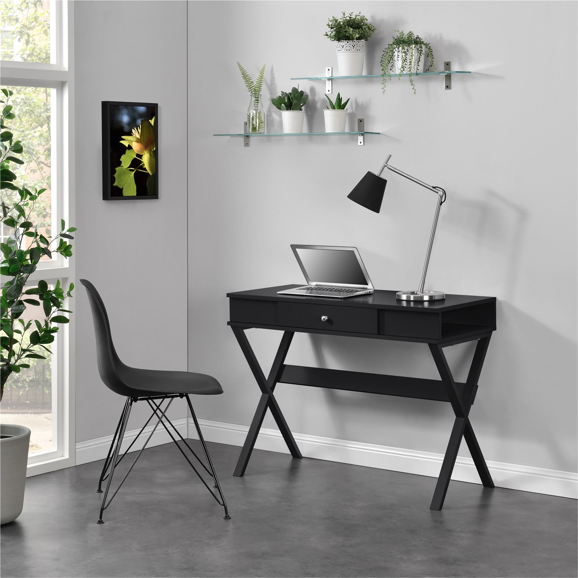 Ameriwood Home Paxton Campaign Computer Desk - Black