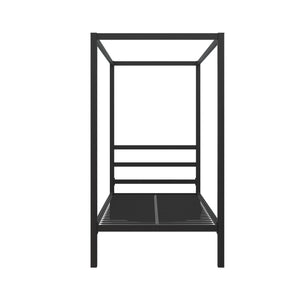 DHP Modern Metal Canopy Bed - Black - Twin