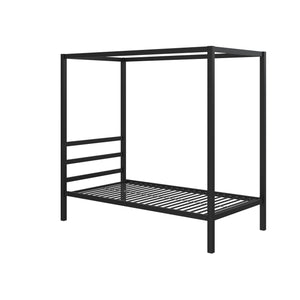 DHP Modern Metal Canopy Bed - Black - Twin