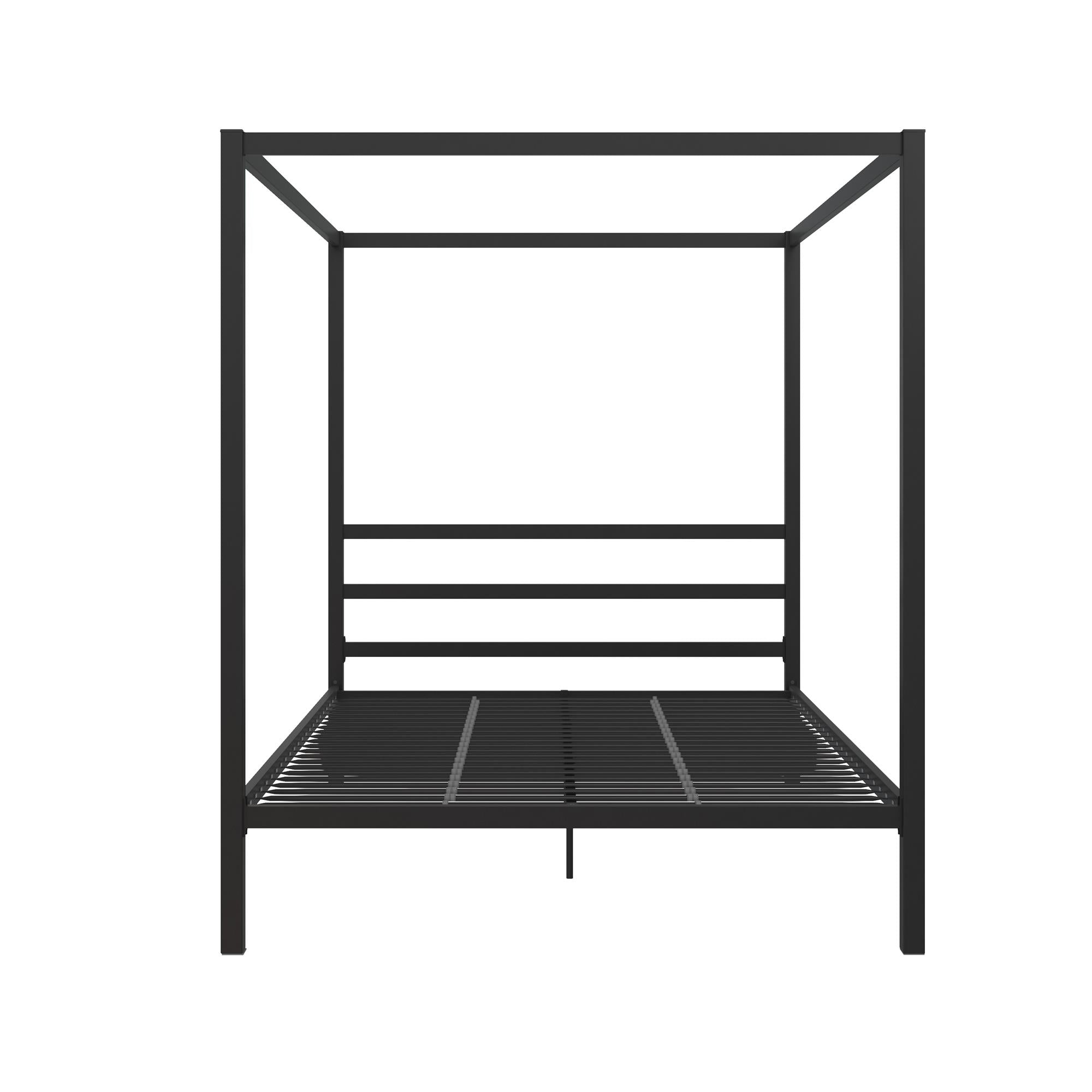 DHP Modern Metal Canopy Bed - Black - Queen