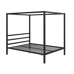 DHP Modern Metal Canopy Bed - Black - Queen