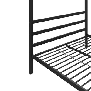 DHP Modern Metal Canopy Bed - Black - Queen