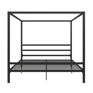DHP Modern Metal Canopy Bed - Black - King