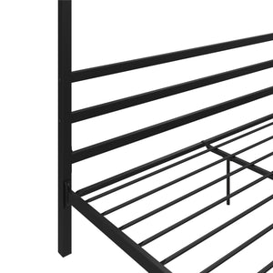DHP Modern Metal Canopy Bed - Black - King