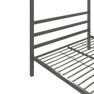 DHP Modern Metal Canopy Bed - Gray - Queen