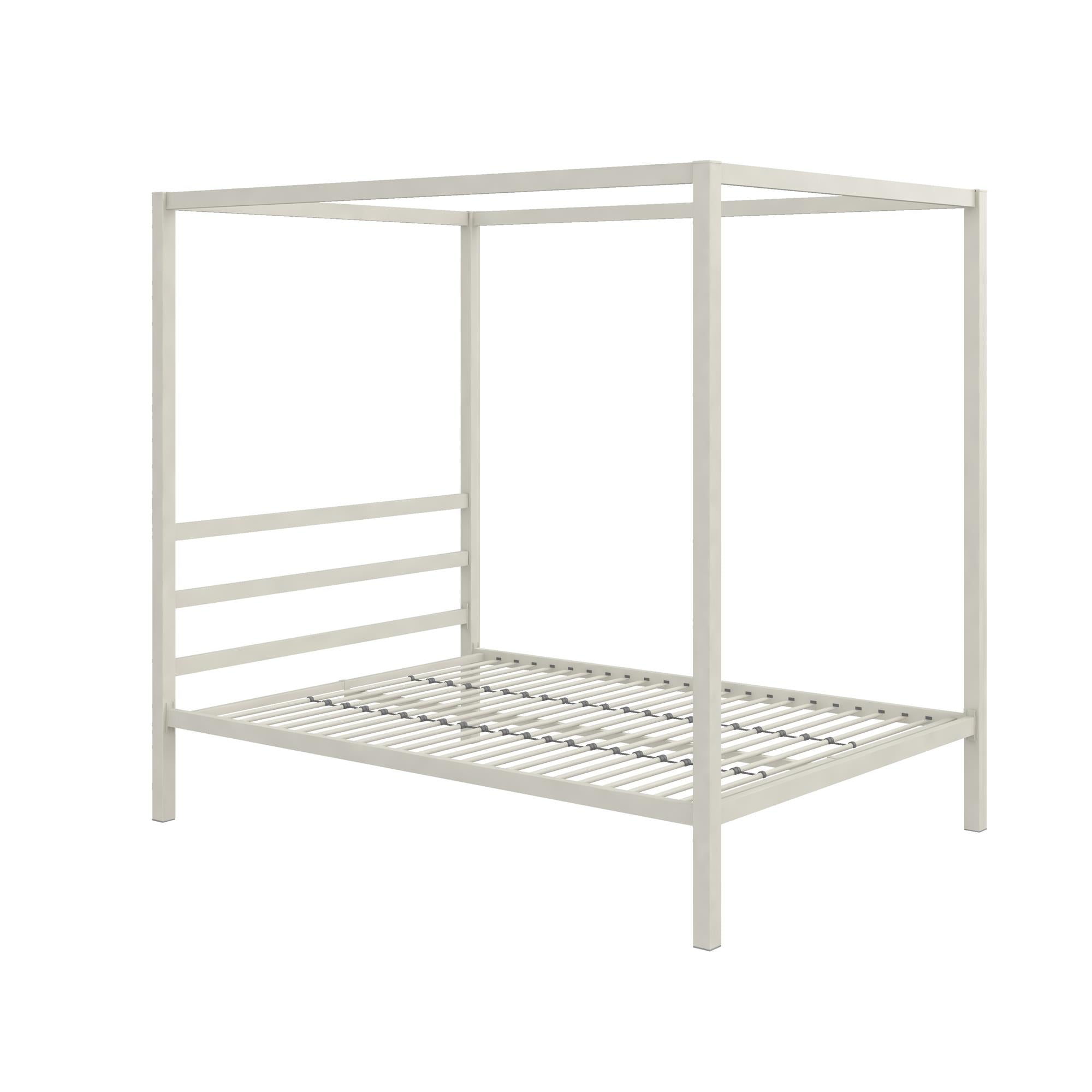 DHP Modern Metal Canopy Bed - White - Full