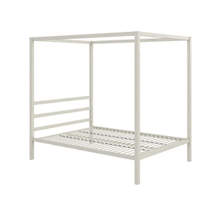 DHP Modern Metal Canopy Bed - White - Full