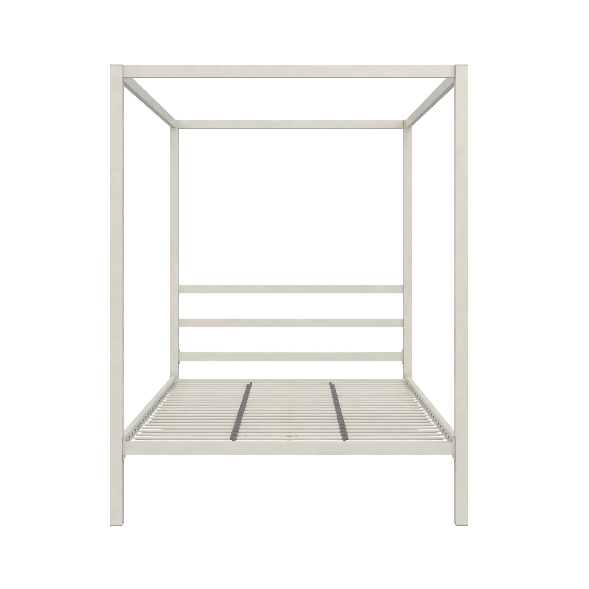DHP Modern Metal Canopy Bed - White - Full