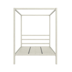 DHP Modern Metal Canopy Bed - White - Full