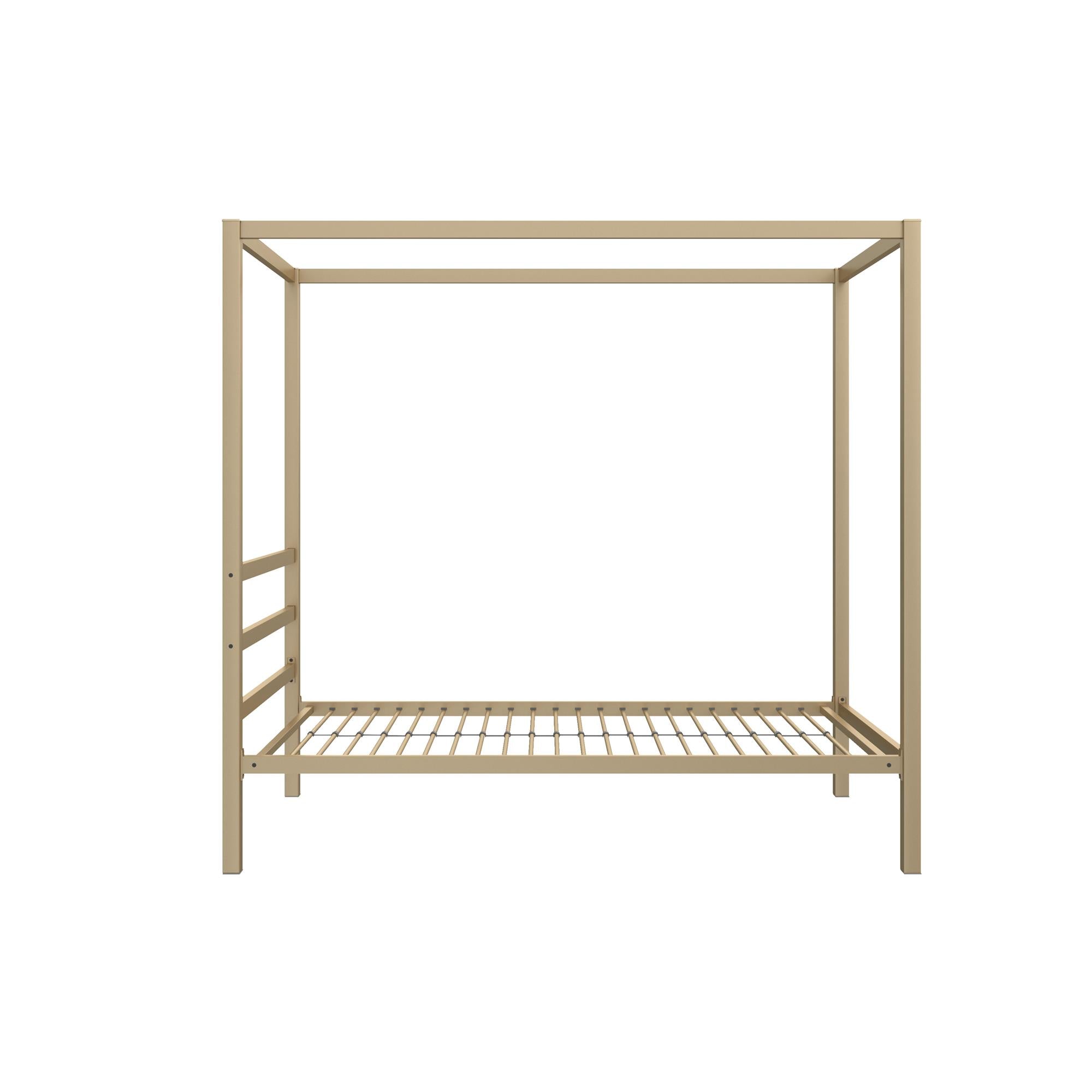 DHP Modern Metal Canopy Bed - Gold - Twin