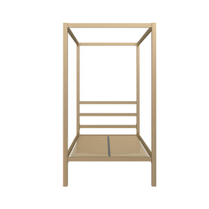 DHP Modern Metal Canopy Bed - Gold - Twin