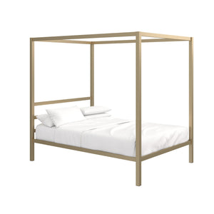 DHP Modern Metal Canopy Bed - Gold - Full