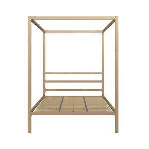 DHP Modern Metal Canopy Bed - Gold - Full