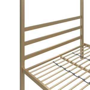 DHP Modern Metal Canopy Bed - Gold - Full