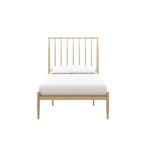 DHP Giulia Modern Metal Bed Frame - Gold - Twin