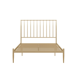 DHP Giulia Modern Metal Bed Frame - Gold - Queen