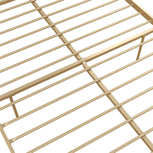 DHP Giulia Modern Metal Bed Frame - Gold - Queen