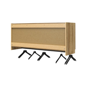 Systembuild Evolution Lory 3 Door Wall Cabinet with Hanging Rod - Natural