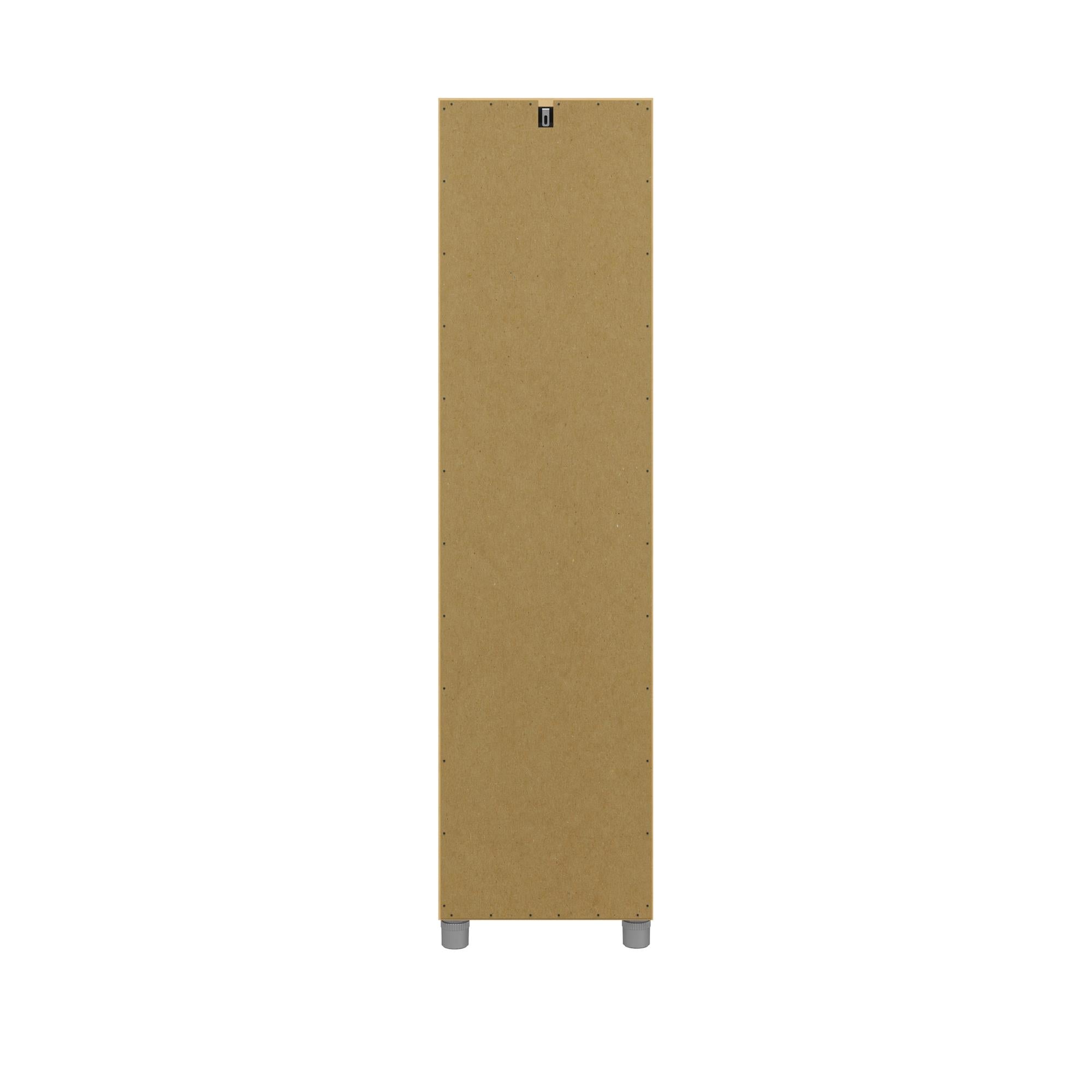 Systembuild Evolution Camberly 60" Tall Storage Cabinet - Ivory Oak