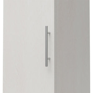 Systembuild Evolution Camberly 60" Tall Storage Cabinet - Ivory Oak