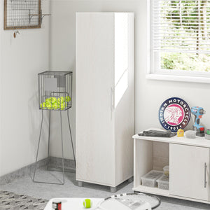 Systembuild Evolution Camberly 60" Tall Storage Cabinet - Ivory Oak
