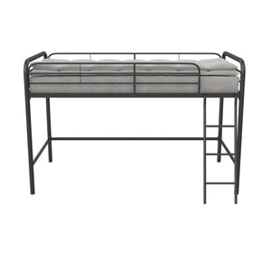 DHP Jett Kids' Low Loft Bed - Black - Twin