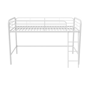 DHP Jett Kids' Low Loft Bed - White - Twin
