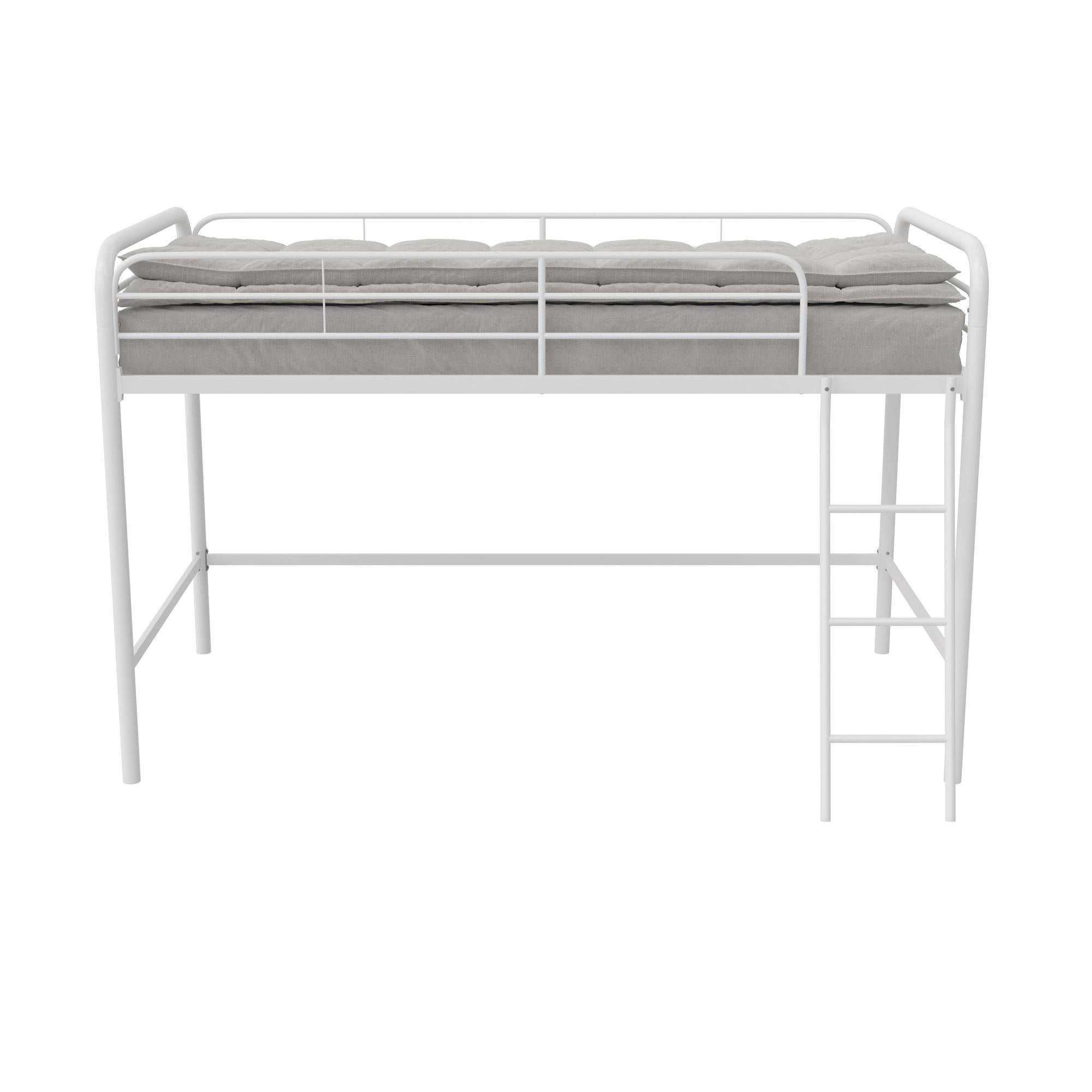 DHP Jett Kids' Low Loft Bed - White - Twin
