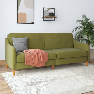 DHP Jasper Futon Sofa Bed - Green