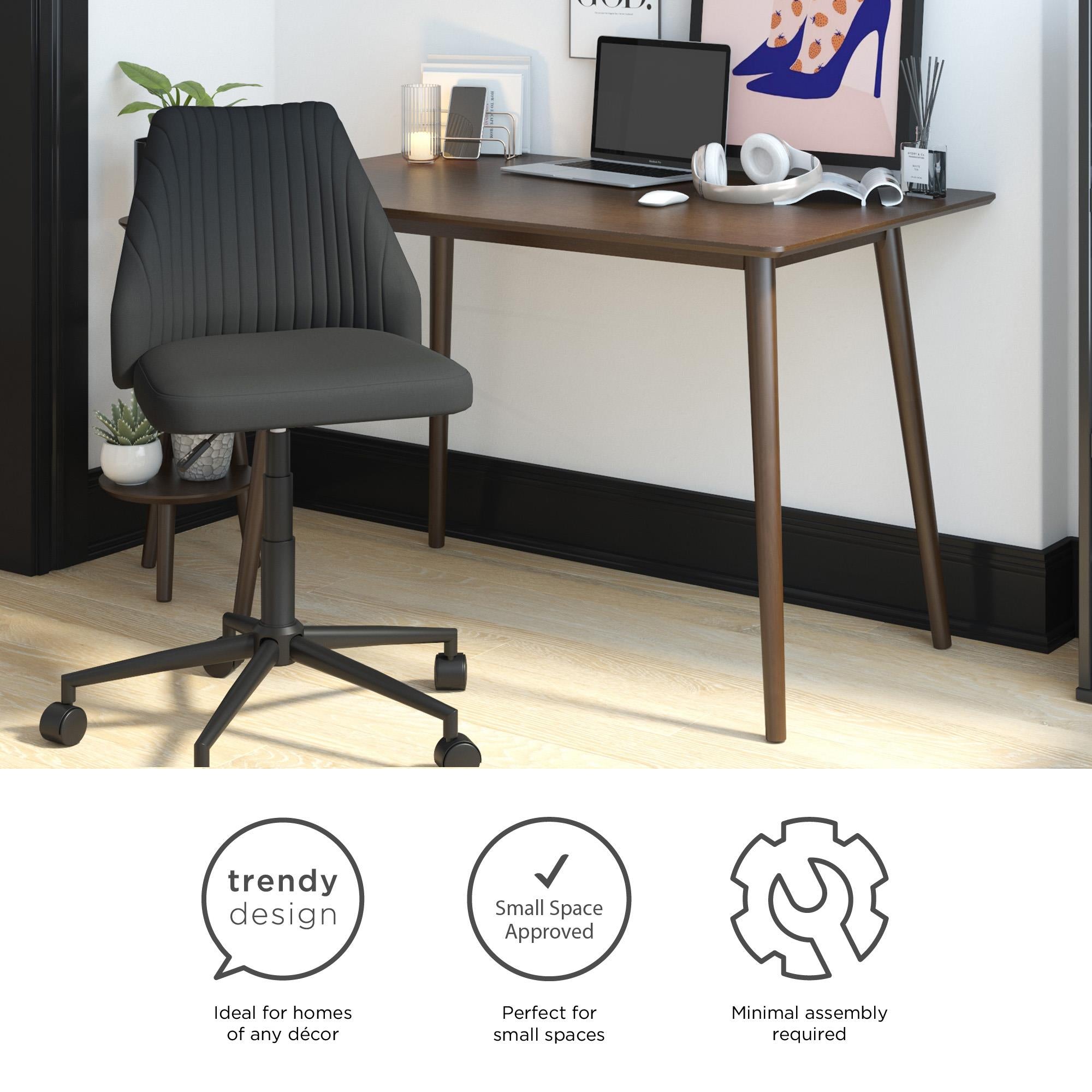 Novogratz Brittany Office Chair - Gray