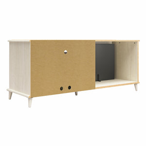 Ameriwood Home Farnsworth Fireplace TV Stand for TVs up to 65" - Ivory Oak