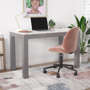 CosmoLiving Astor Desk w/ Wireless Charger - Graphite Grey