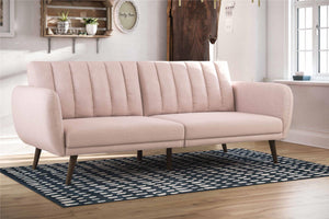 Novogratz Brittany Futon Sofa Bed - Pink