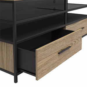Ameriwood Home Structure TV Stand for TVs up to 60" - Sterling Oak Veneer