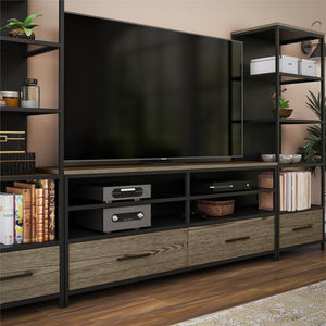 Ameriwood Home Structure TV Stand for TVs up to 60" - Sterling Oak Veneer