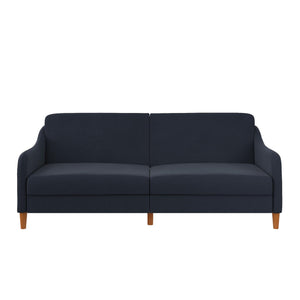 DHP Jasper Futon Sofa Bed - Navy