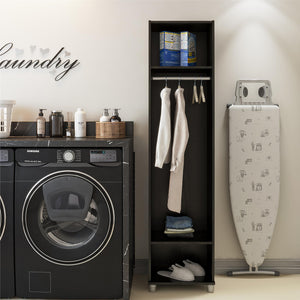 Systembuild Evolution Camberly 18" Wide Mudroom Cabinet - Black Oak